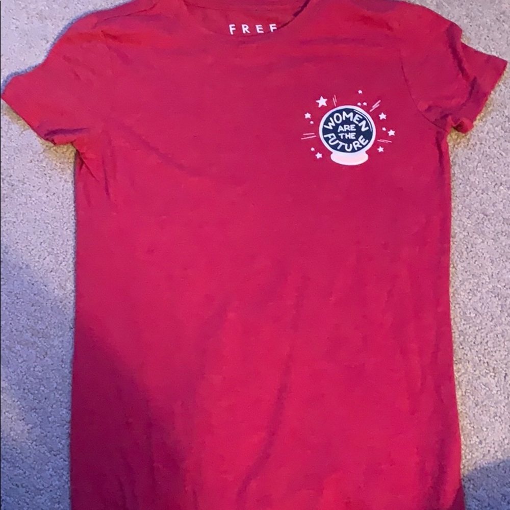 brand new red tee